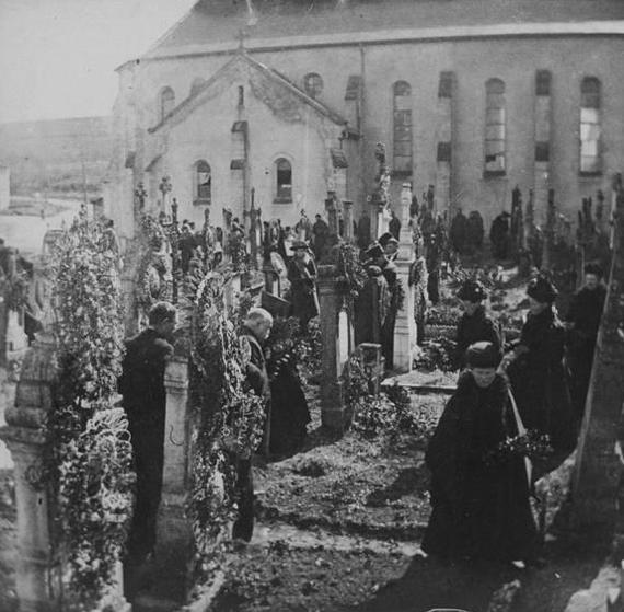 Le cimetière aux Rameaux de 1915