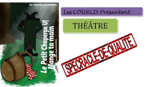 Notre troupe de théâtre Les Courlis  vous attend  à la salle ce vendredi 17 juin 2016 à 20h 