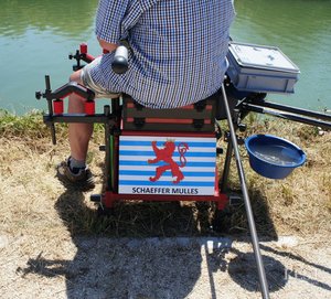 Vétérans luxembourgeois à la pêche en Meuse